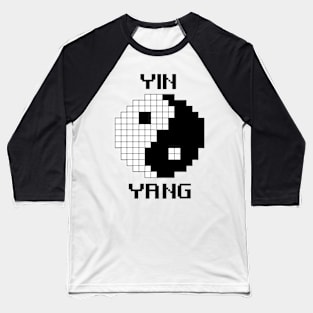 Yin Yang Classic Sign Baseball T-Shirt